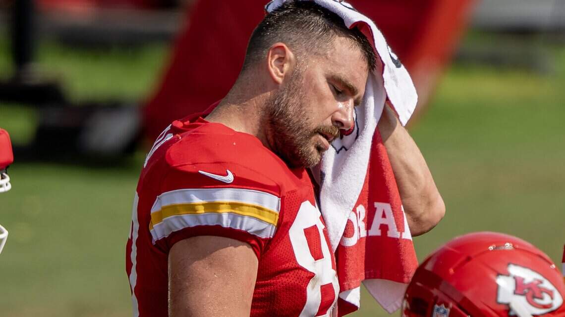 A celebrity site said Travis Kelce is in Paris. Um, that’s actually St. Joe