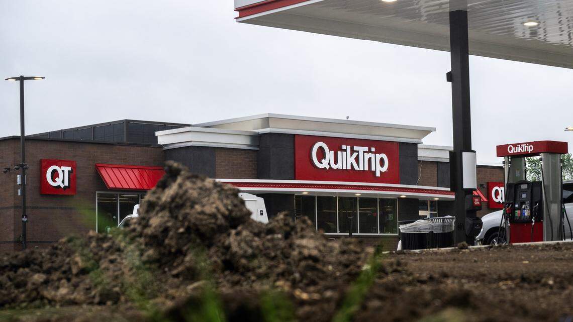 QuickTrip gas station at 344 W 72 St., is seen under construction on Thursday, April 23, 2026, in the Waldo neighborhood of Kansas City.