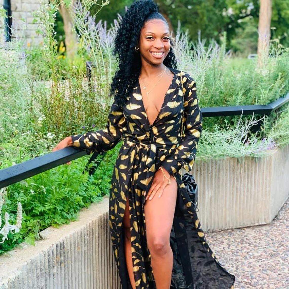 Eboni Silas, 29, seen in a photo shared by her family. Silas, 29, was killed in a nightclub shooting on Sunday, Feb. 15, 2026, in Kansas City.
