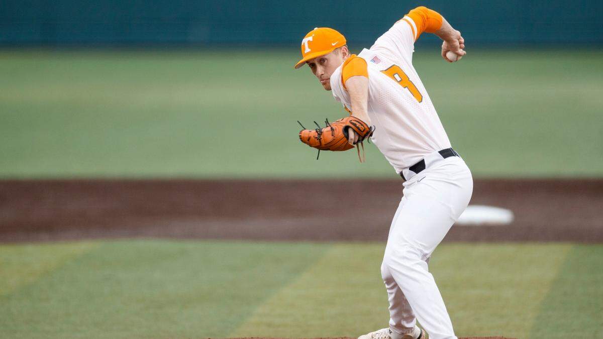 The Royals selected pitcher A.J. Causey from the Tennessee Volunteers in Round 5 of the 2024 MLB Draft on Monday afternoon.