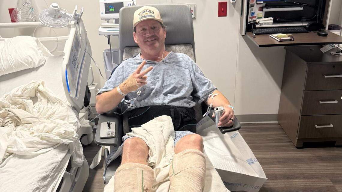 Dan Foil, Stilwell’s social media-famous dancing cowboy, in the hospital after he fell off his roof Nov. 20.