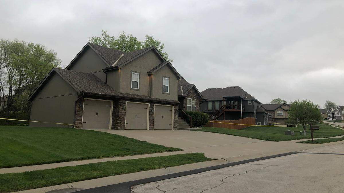 Kansas City police and a Missouri Highway Patrol trooper were involved in a fatal shooting of a homicide suspect following a pursuit that ended in Platte County. Crime scene tape remained around a home near Northwest 132nd Street and Running Horse Road Wednesday morning.
