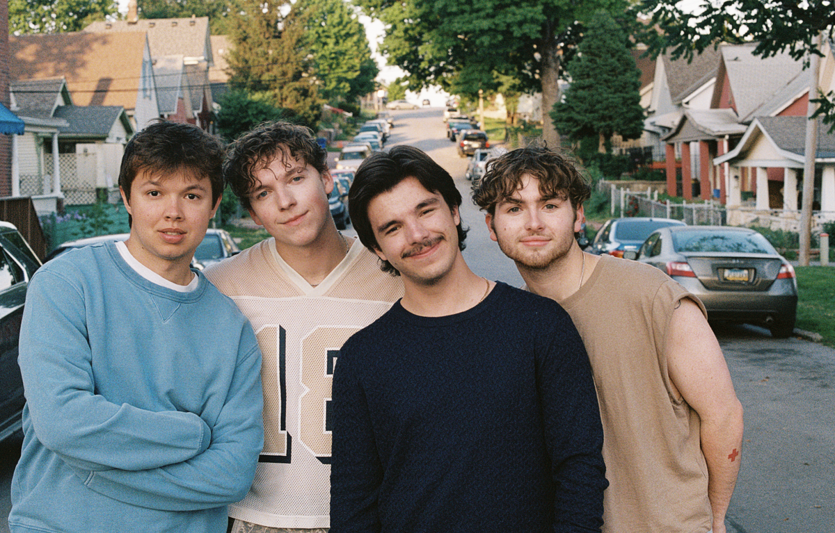 The Whips. From left to right, Max Cooper, Miles Patterson, Max Indiveri and Quinn Cosgrove.