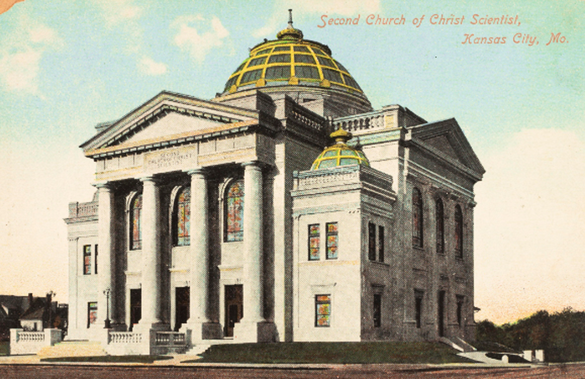 Phenix Marble was used to build the Second Church of Christ, Scientist, which rose in 1904 at 31st Street and Troost Avenue as seen here in a postcard. In 1955, the church was demolished to make way for a J.C. Penney.