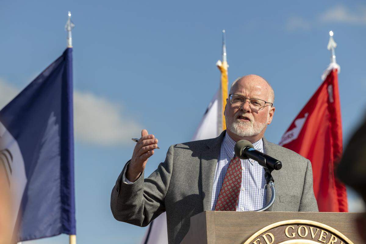 David Alvey, seen in 2020, when he was mayor of the Unified Government, is running for reelection to the Board of Public Utilities.
