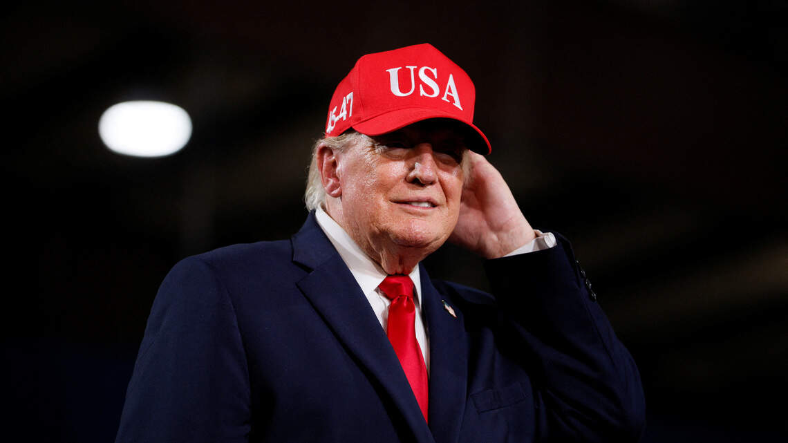 Online chatter about Trump’s Kansas visit is as much about Trump as Roger Marshall