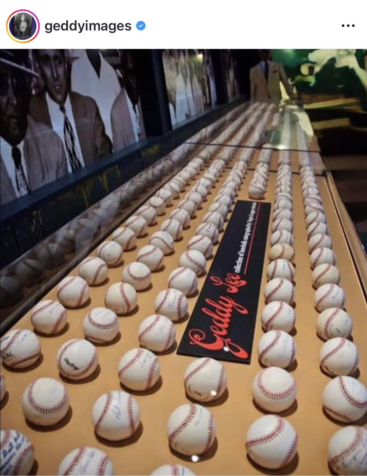 The Geddy Lee collection at the Negro Leagues Baseball Museum.