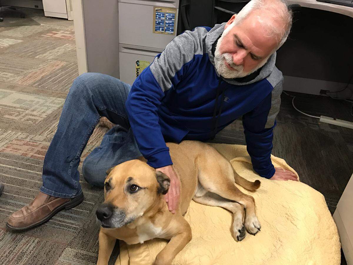 Henry with Vahe on one of his visits to The Star.