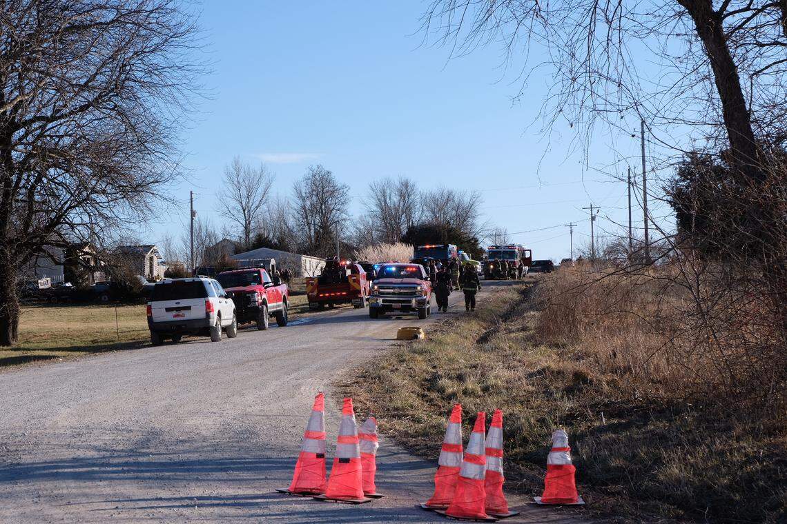 A West Peculiar firefighter was killed Sunday while battling a house fire in the 23300 block of Deer Run Road.