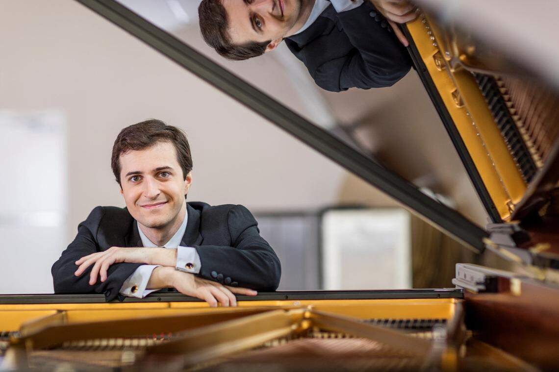 Kenny Broberg’s first solo recital in Kansas City will be available via free livestream at 7:30 p.m. Dec. 9. Broberg, a piano master’s student at Park University’s International Center for Music, was the 2017 Van Cliburn silver medalist.