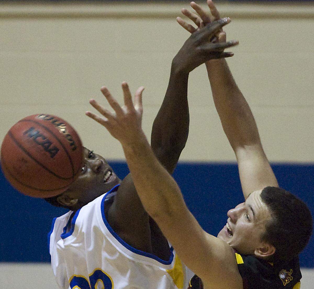 Charles Harris played several sports at Lincoln Prep. He's shown here in 2011 in a game against Winnetonka.