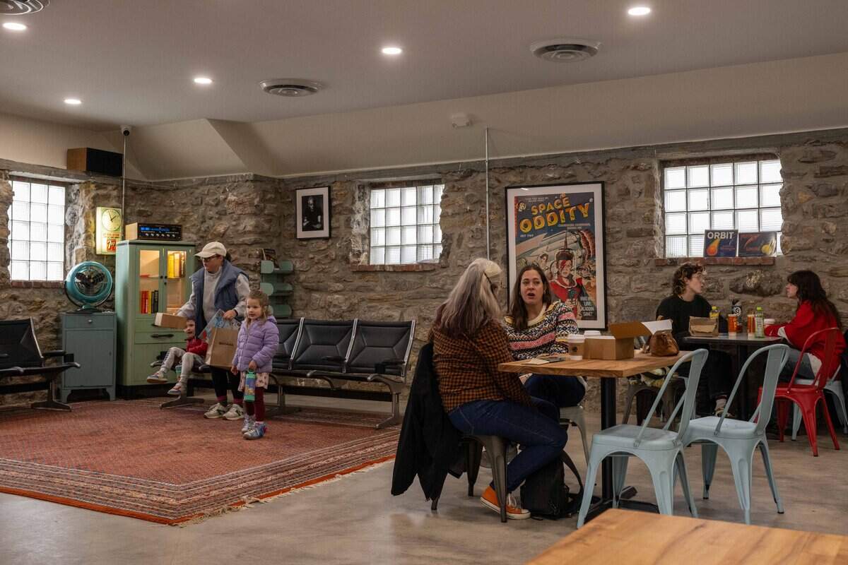 The interior of Bodega Bakery, a new cafe/bodega from the owner of Blackhole Bakery, on Friday, December 12, 2025, in Kansas City.