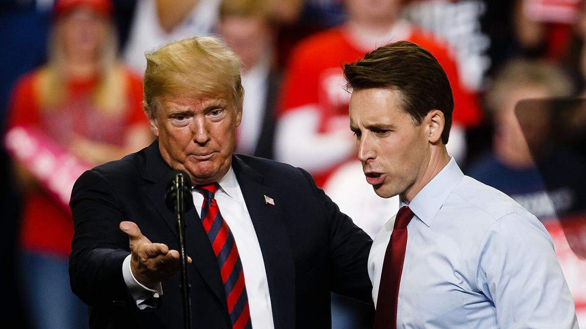 Is there any hope Republicans like Josh Hawley would admit they knew who our most cynical president was all along?