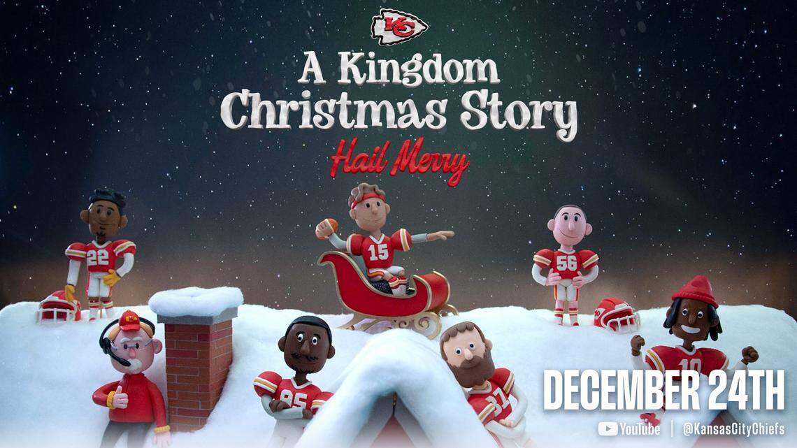 Claymation versions of several Chiefs players will be in “A Kingdom Christmas Story: Hail Merry.”