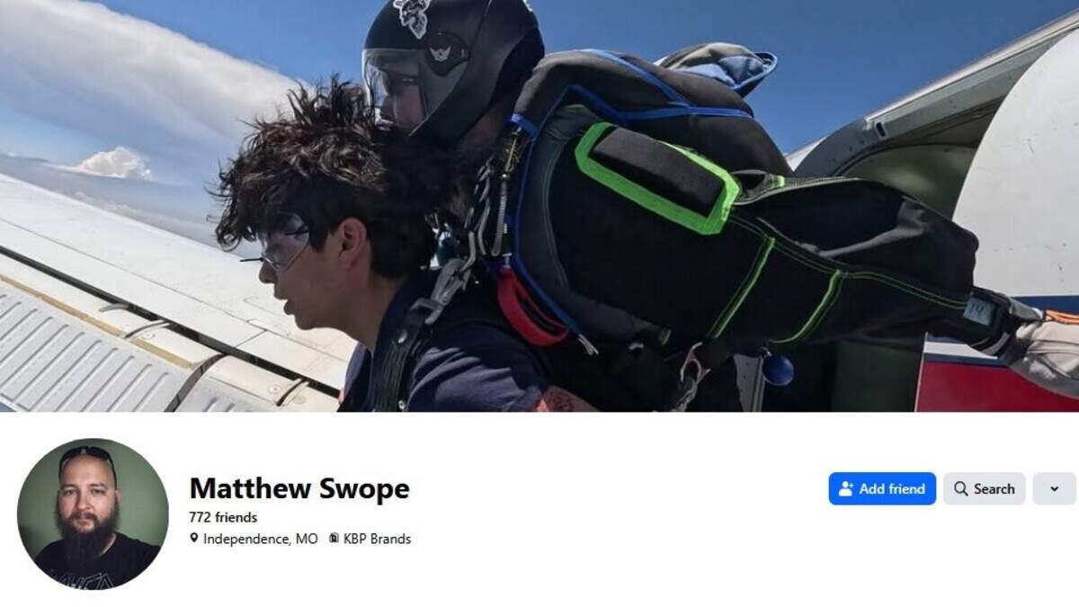 A screenshot of Matthew Swope’s Facebook page on Monday, June 15.