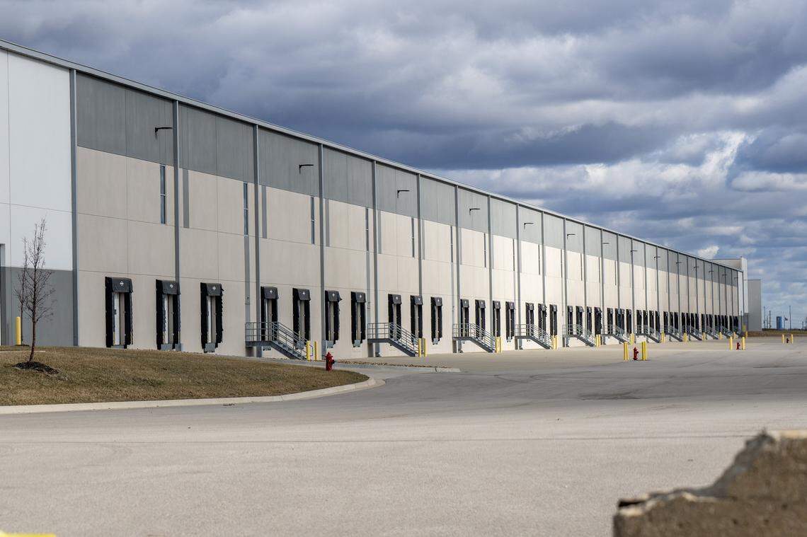 A warehouse facility at 14901 Botts Rd., is pictured on Friday, Jan. 16, 2026, in Kansas City.