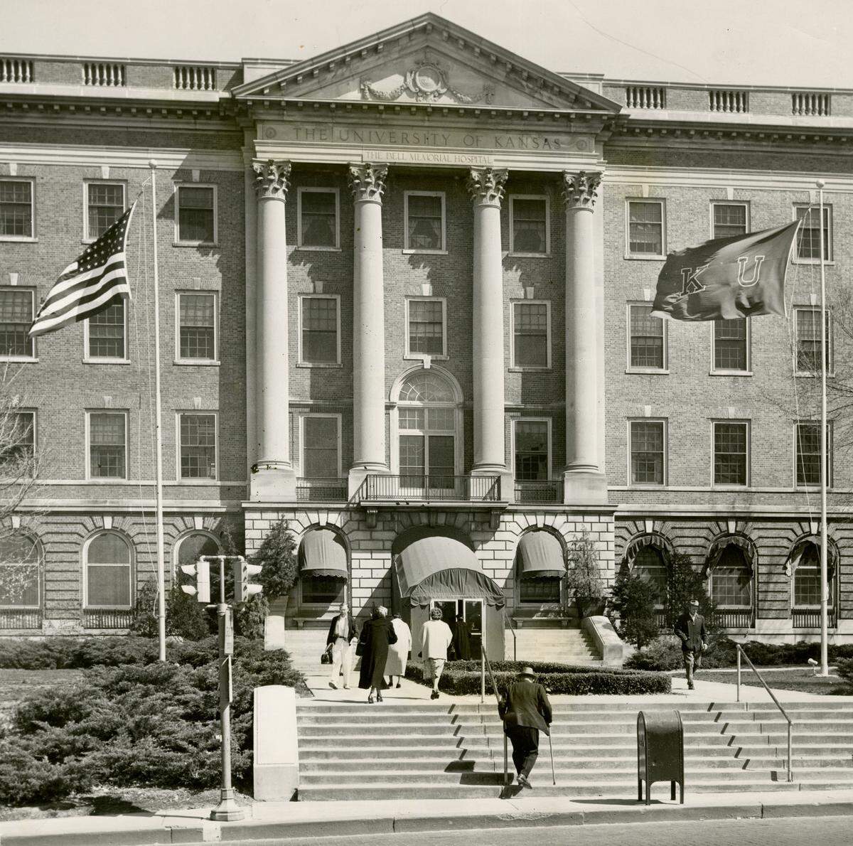 Bell Memorial Hospital at 39th and Rainbow. 