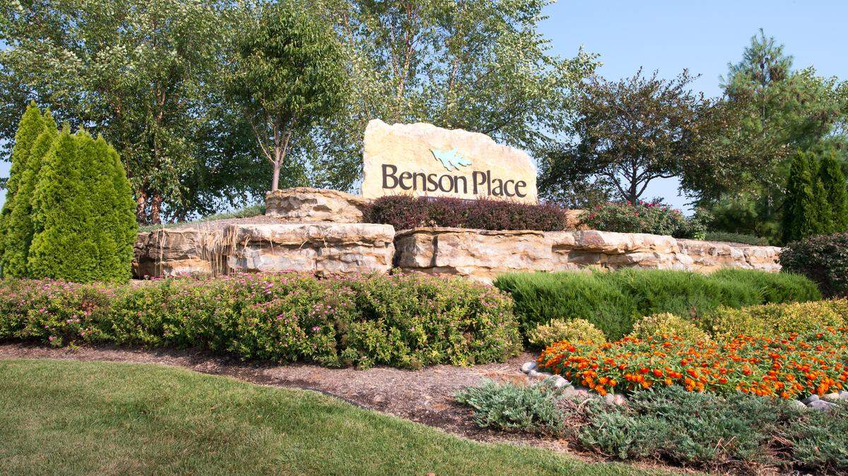The newest phase in Benson Place Fieldstone includes 70 homesites, many of which back up to greenspace and a treeline thick with mature trees.