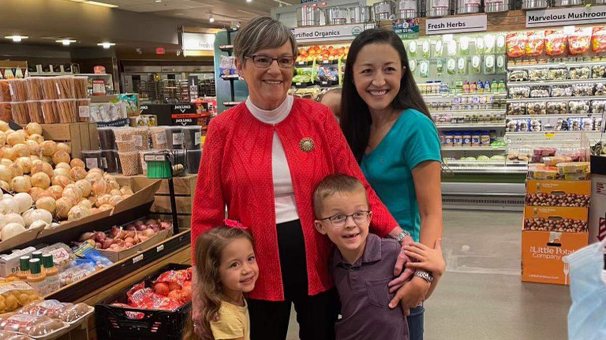 Eliminating the state’s food sales tax completely and immediately would be a top priority in her second term.