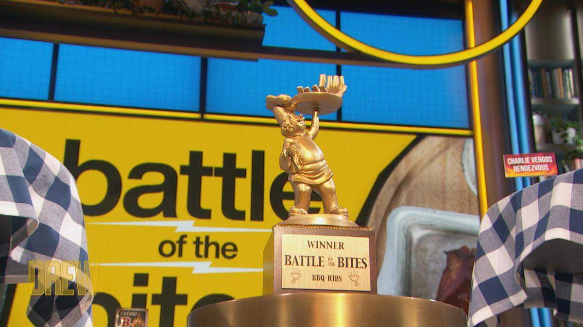 The Battle of the Bites: BBQ Ribs trophy.