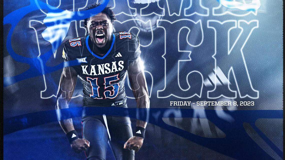 The Kansas Jayhawks will wear special “Blackhawk” uniforms, an all-black ensemble, for Friday’s home game against Illinois.