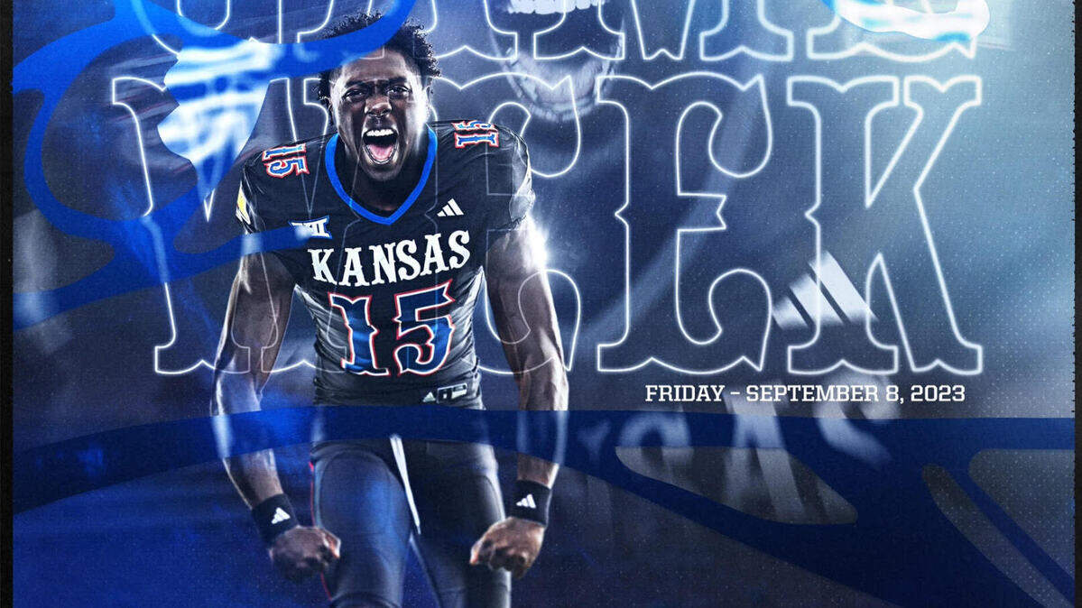 The Kansas Jayhawks will wear special “Blackhawk” uniforms, an all-black ensemble, for Friday’s home game against Illinois.