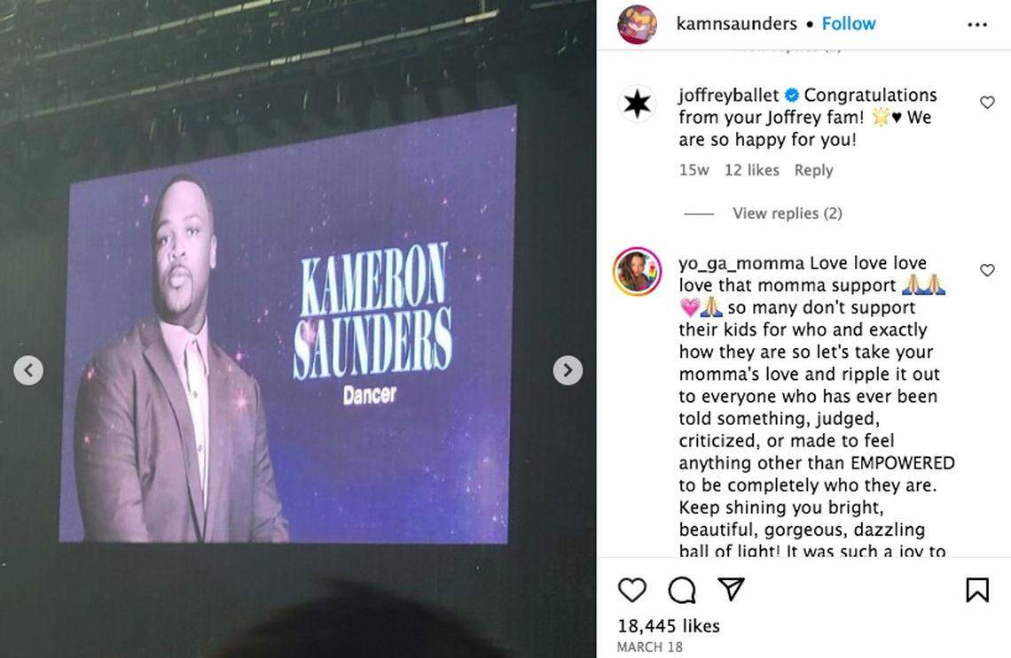 UMKC graduate Kameron Saunders is dancing on Taylor Swift’s Eras tour. He knows Arrowhead Stadium: His brother, Khalen Saunders, won two Super Bowls with the Chiefs.