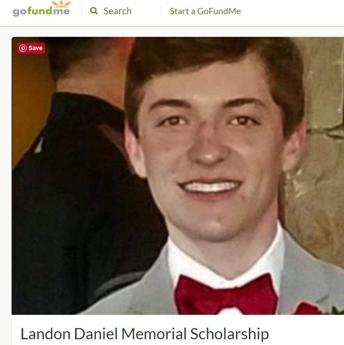 Landon Daniel’s family has set up a GoFundMe to raise $25,000 to create a scholarship at Olathe Northwest High School  in his name.