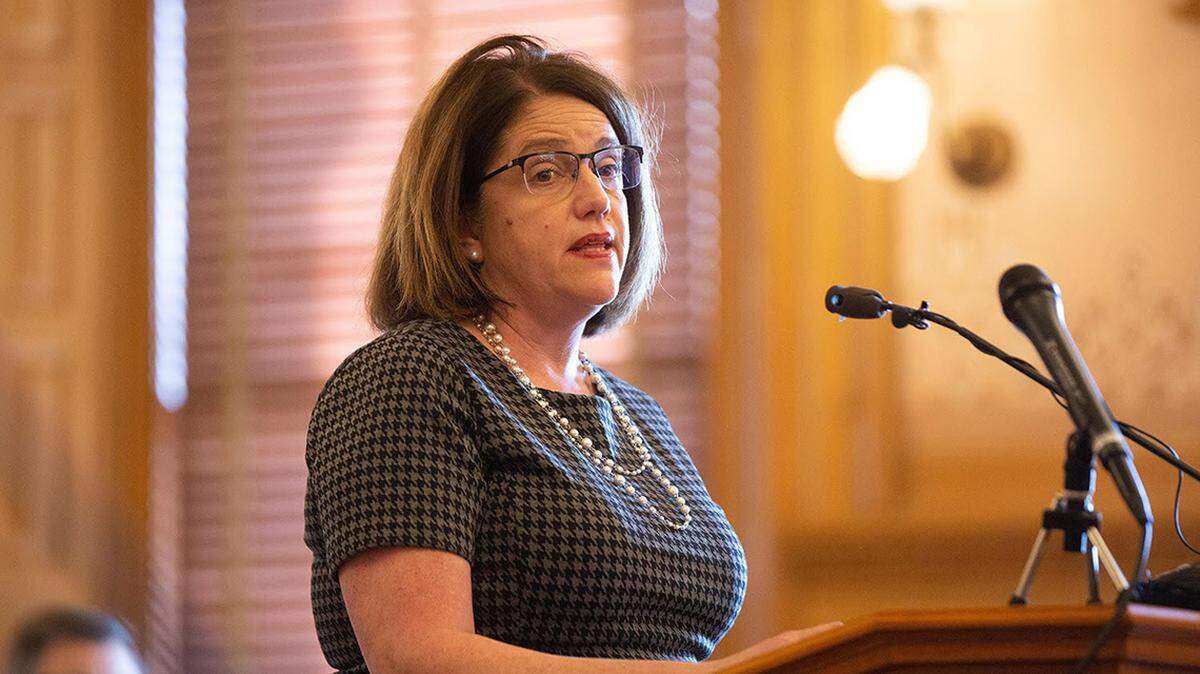 Sheila Albers testified in support of legislation that would require public disclosure of investigative reports on officer-involved shootings. Overland Park police killed her 17 year-old son, John Albers, in January 2018. 