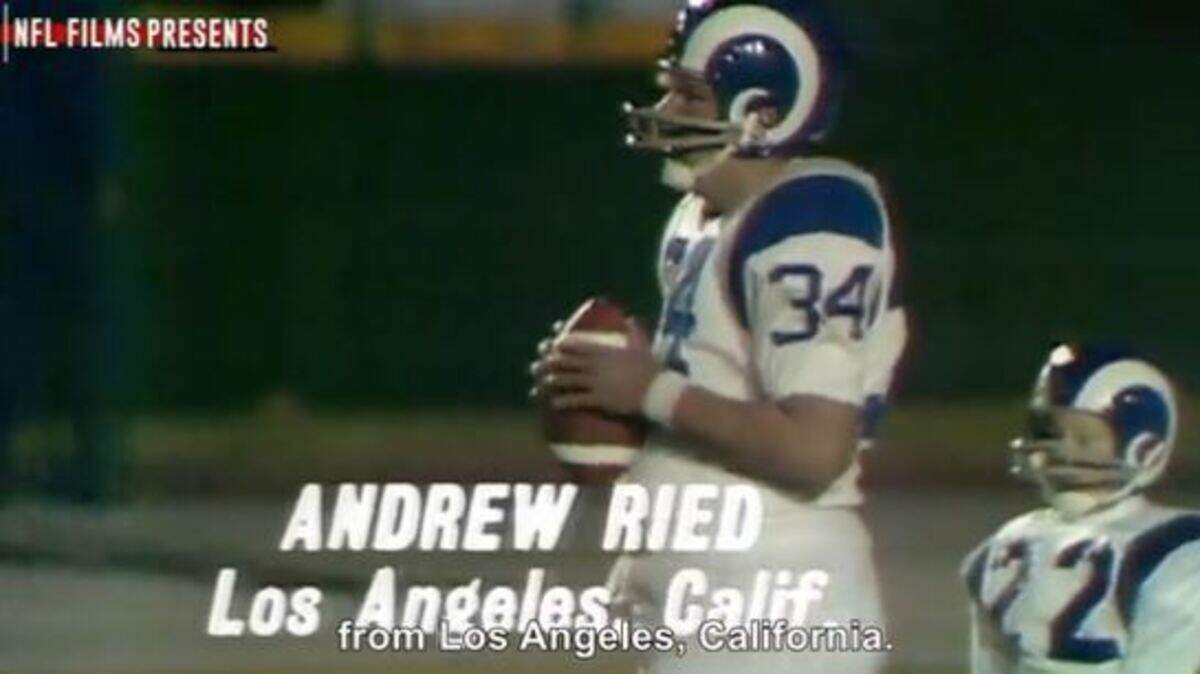 Andy Reid’s name was spelled wrong on TV and on his jersey that night.