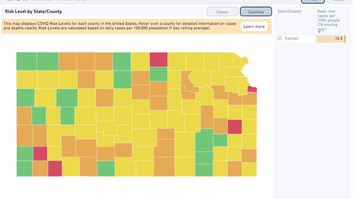 Kansas county where cartoon likened mask order to Holocaust goes red on virus map