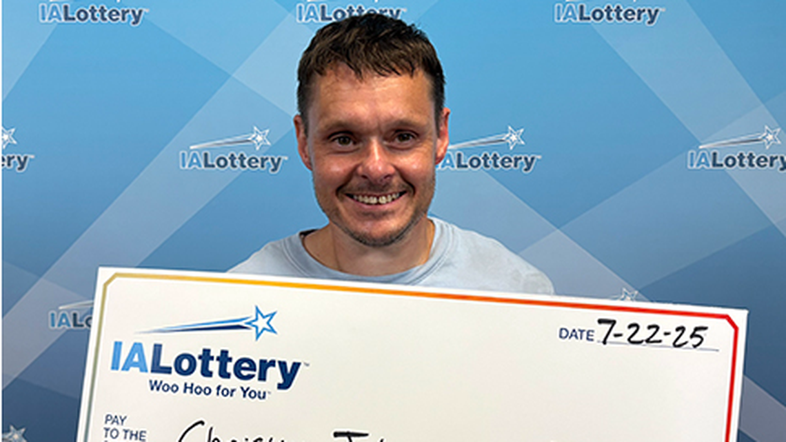 An Iowa man was gifted tickets for his birthday. He won big.