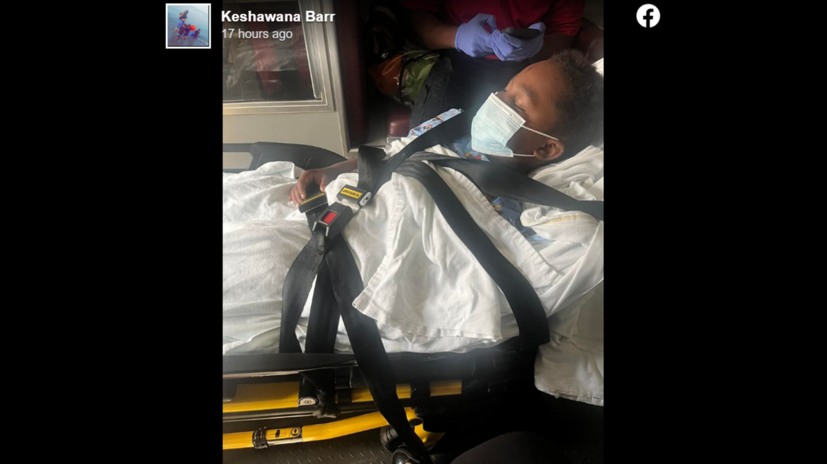 A 7-year-old boy was shot in the leg while his family pulled up to church, according to Chicago police.