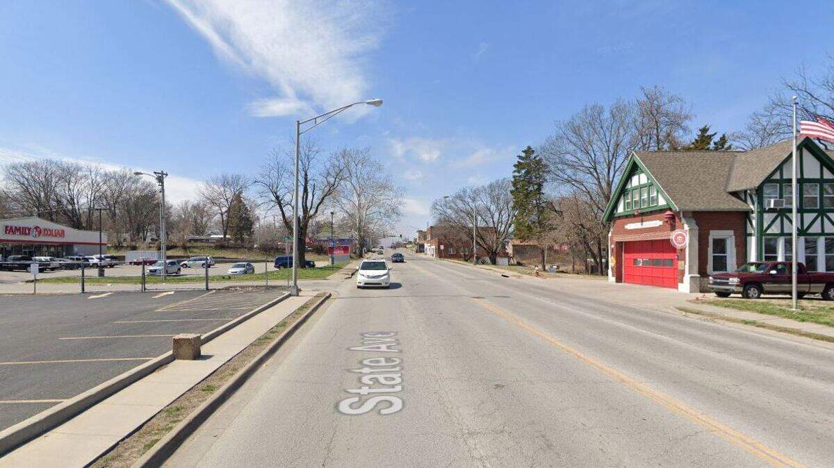 The area of North 31st Street and State Avenue in Kansas City, Kansas, where a child was struck by a vehicle, can be seen in this Google Street View image.