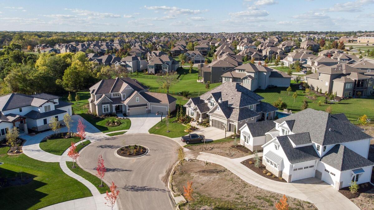 Property values are going up around Johnson County.