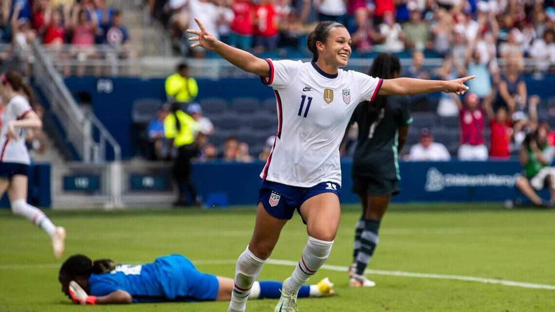 U.S. Women’s National Team coasts to win over Nigeria in KC. Sophia Smith scored twice