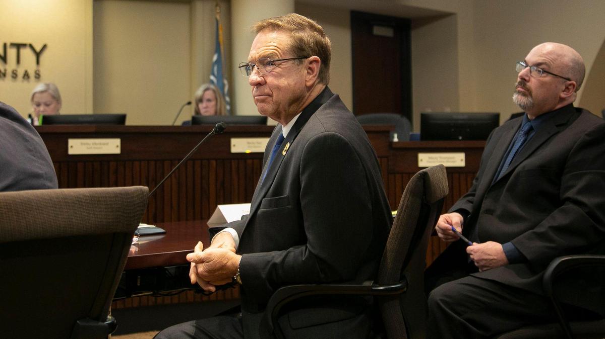 Johnson County Sheriff, Calvin Hayden testified before the Johnson County commissioners Thursday, September 15, 2022.