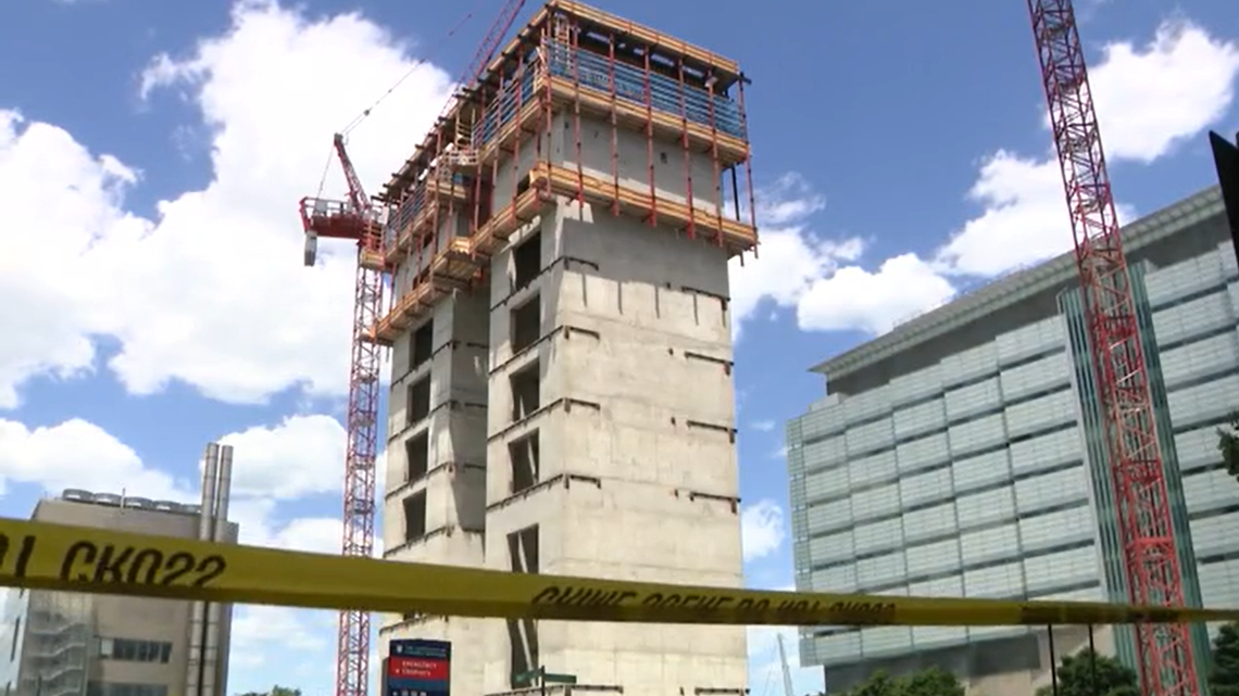 An ironworker who survived a fatal scaffolding collapse that left one dead at a Chicago construction site is now suing two companies involved with the project.