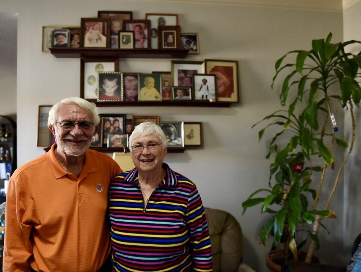 Kathy Ruzicka, right, sought out educational material on the Black experience in the U.S. after she and her husband, Eugene Ruzicka, became grandparents to a Black granddaughter.