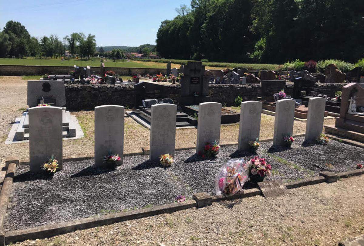 Gravestones for Sally Keithley McCulley column