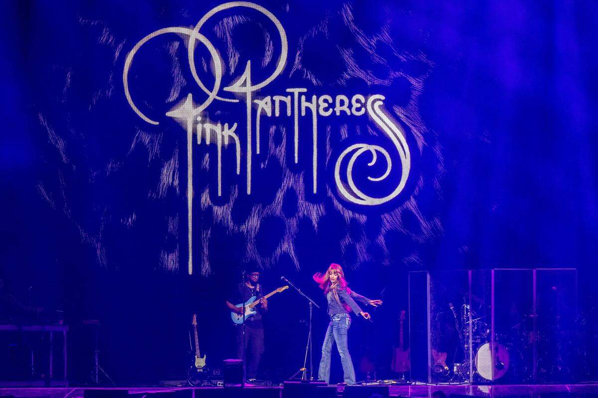 Singer PinkPantheress performs during the Guts World Tour concert at T-Mobile Center on Friday, July 26, 2024, in Kansas City.