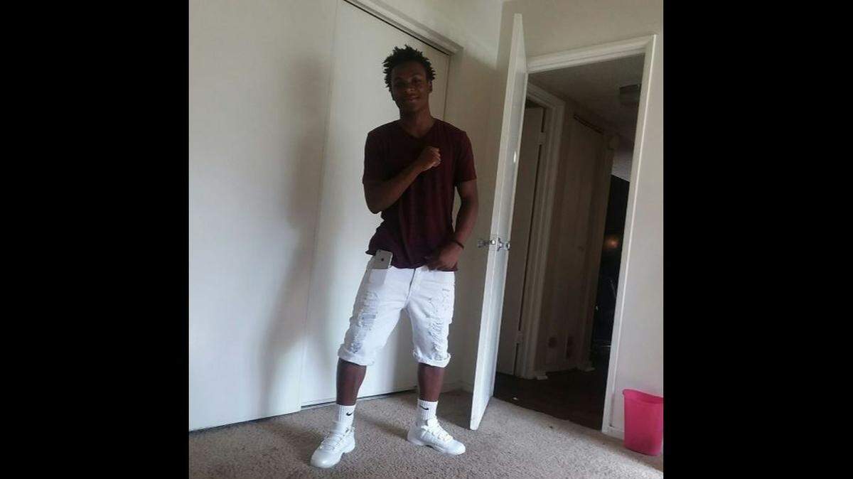 Tyson White was shot to death outside of his home in Grandview. His family is planning to release balloons Saturday in his memory outside his apartment where he died.
