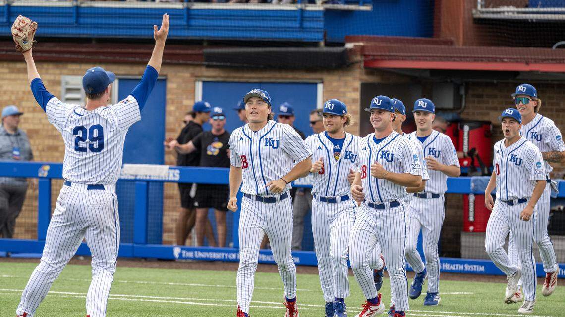 KU Jayhawks win NCAA Regional opener. See photos from historic game in Lawrence