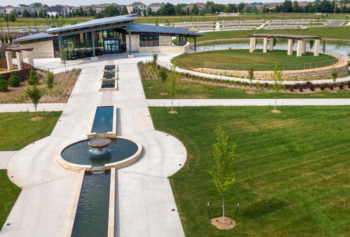 The new, $22.7 million, LongHouse Visitor Center at the Overland Park Arboretum & Botanical Gardens is set to open Saturday, Sept. 9, 2023. During the grand opening, admission for visitors will be free on Sept. 9-10.