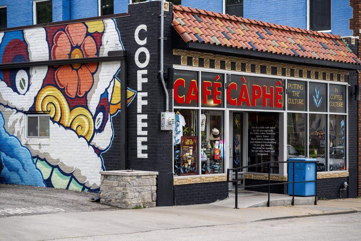 Cafe Cà Phê at 916 E 5th St., is pictured on Friday, May 8, 2026, in Kansas City.
