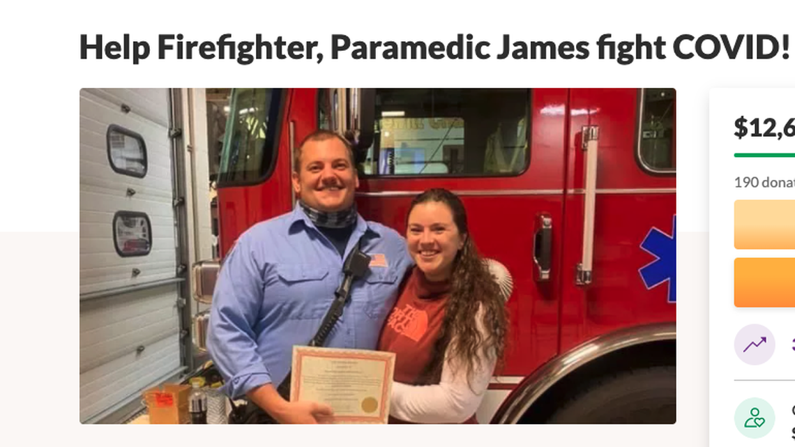 James Swindlehurst, a paramedic and firefighter in Michigan, died Dec. 24 after a battle with COVID-19.