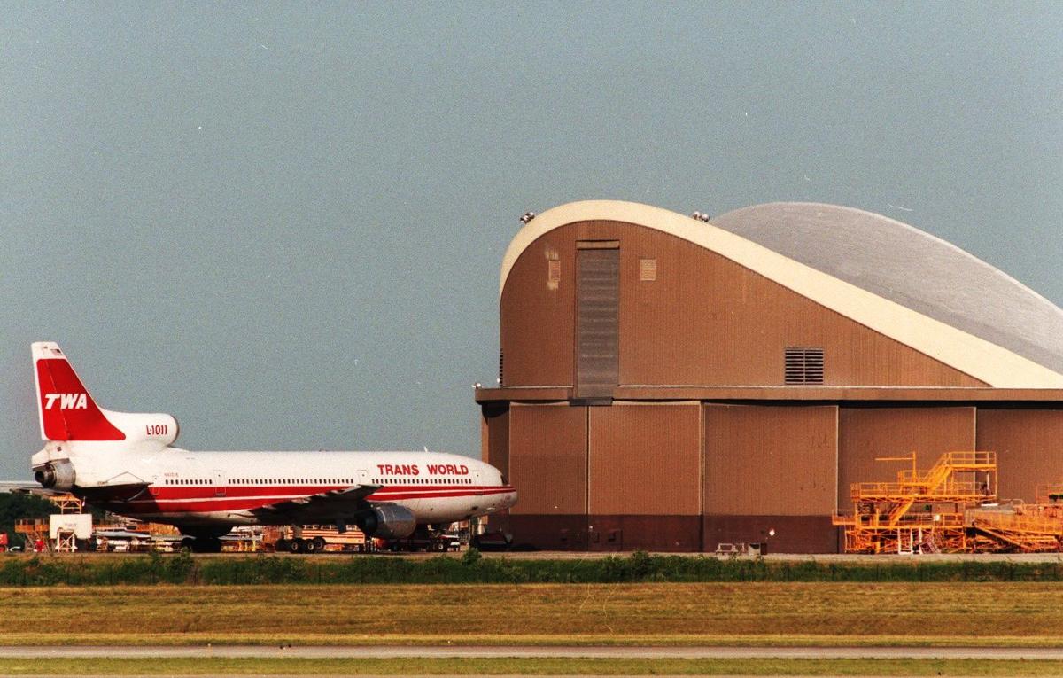 What used to be known as the TWA overhaul base was part of the genesis for why Kansas City International Airport is where it is now. The base, which is still in operation for other airlines, was there before KCI was built next to Mid-Continent Airport. Braniff Airlines had a hub at Mid-Continent but the set up there was considered too small to be the city’s main airport.
