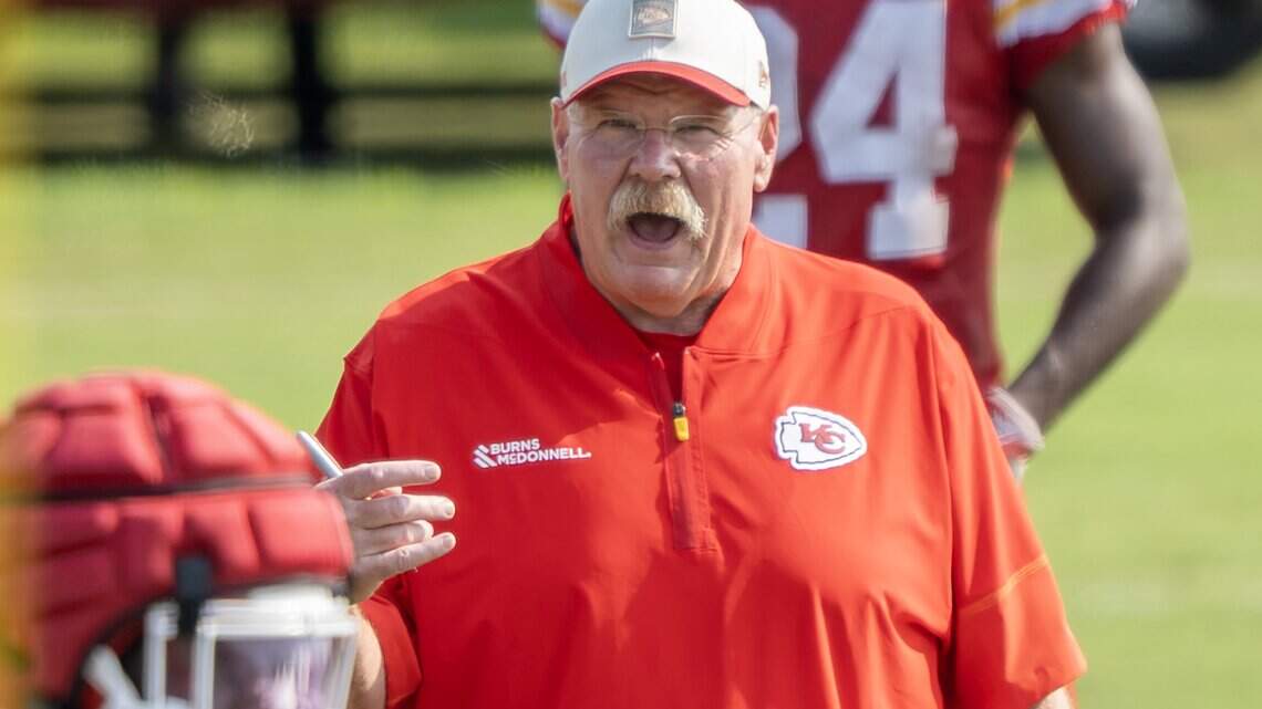 Chiefs’ Andy Reid took in an Arena League title game and ate his favorite food