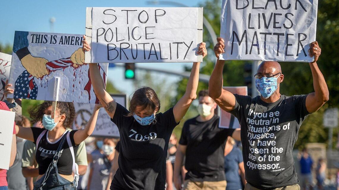 ‘Stand Up for Black Lives’ march, rally draw large crowd in Prairie Village 