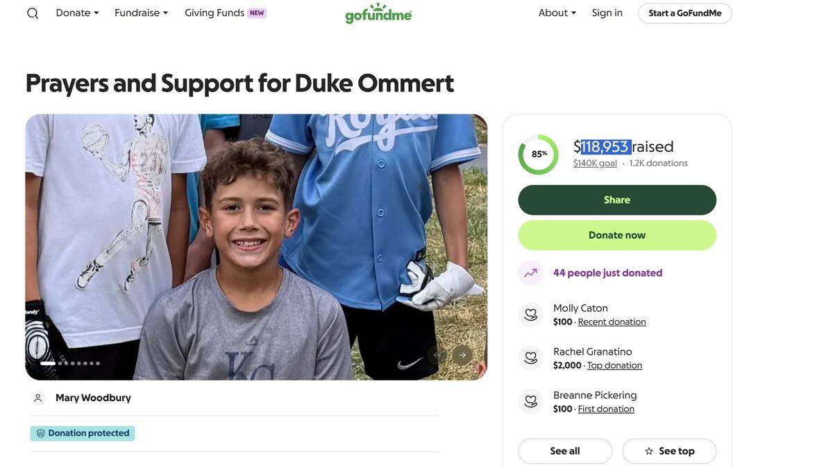 Duke Ommert, 10, died from injuries suffered when the electric scooter he was riding collided with a vehicle on Oct. 13 on Lee Boulevard near West 103rd Street in Leawood.